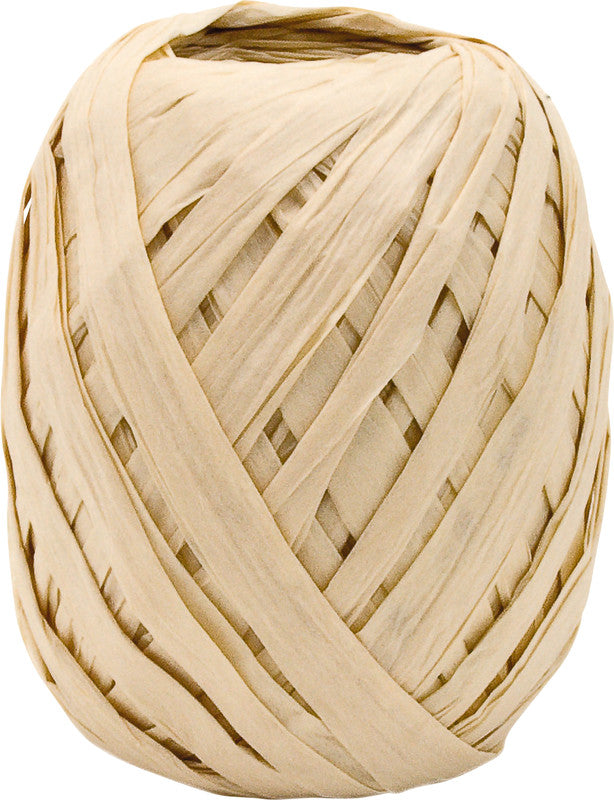 Goldina Bast Raffia – natur – 7 mm × 30 m