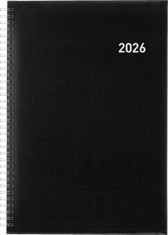 Biella Quarta Agenda – 1 Woche/2 Seiten, gebunden, A4, Jan–Dez, 2026