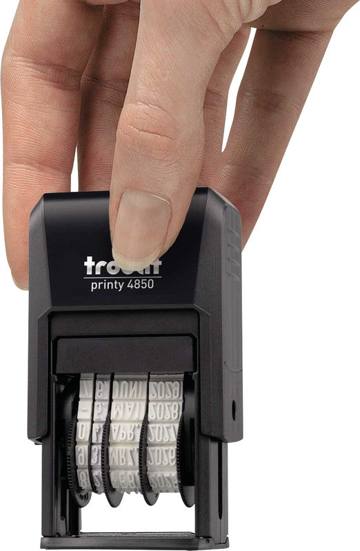 Trodat Motivstempel Printy 4850 – Motiv: EINGEGANGEN, selbstfärbend, 25 × 14 mm, Deutsch