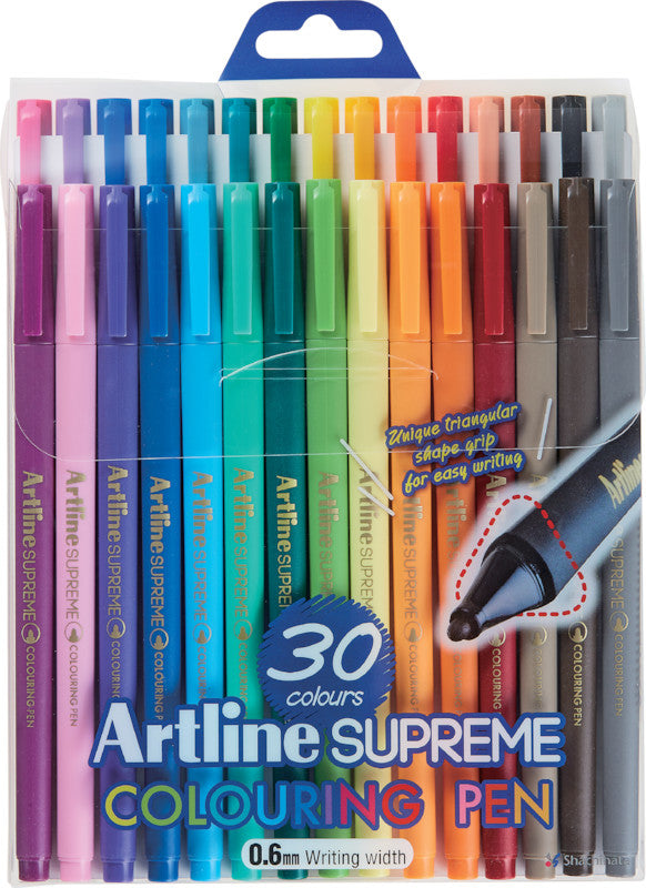 Artline Filzstifte, Strichbreite 1 mm, 30 Farben