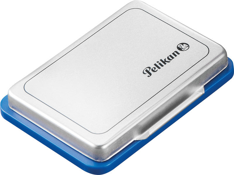 Pelikan Stempelkissen – Metall, 70 × 50 mm, getränkt, Blau
