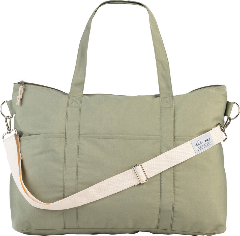 Fabrizio Reisetasche – 28 l, Polyester, graugrün, 51 × 37 × 20 cm