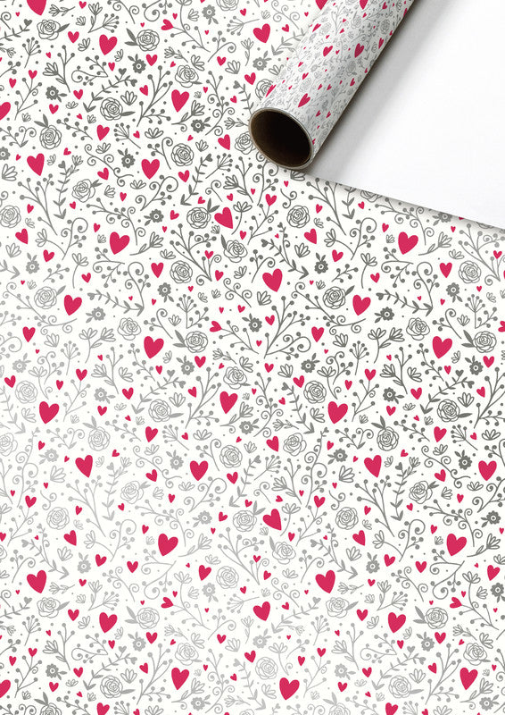 Stewo Geschenkpapier – Zita, Liebe – metallisiert – 70 × 150 cm