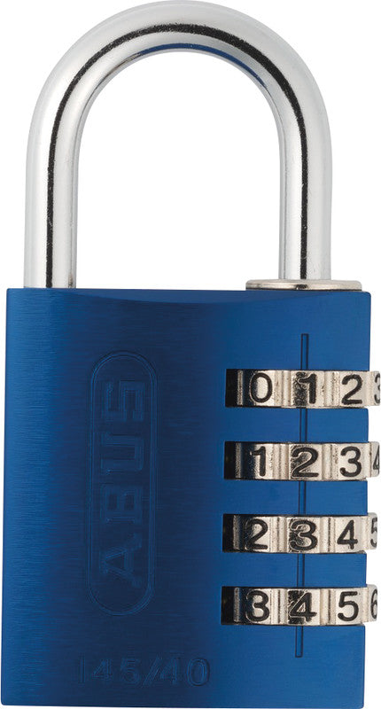 ABUS Zahlenschloss – 42 × 18 × 77 mm, Blau