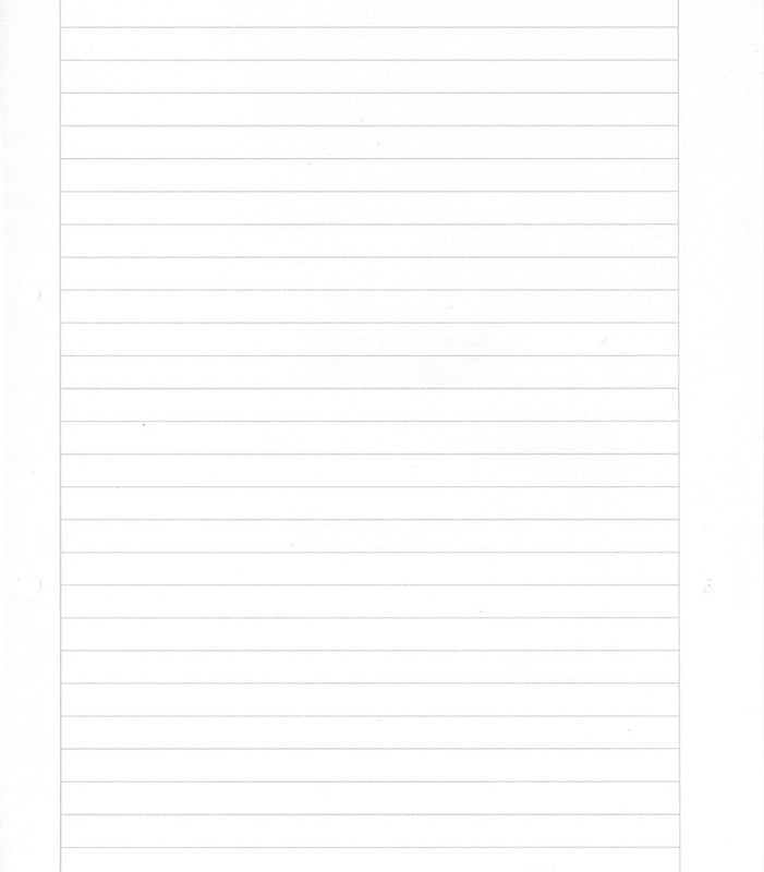 Ingold-biwa Notizbuch-Einlagen E5, liniert 9 mm, 2-fach gelocht, 90 g/m² – 500 Blatt