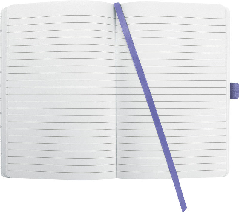 Sigel Notizbuch A6, liniert, Fadenheftung, 174 Seiten, perforiert, 80 g/m² – dunkelviolett