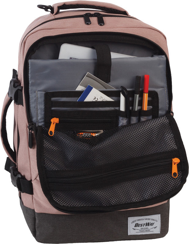 Bestway Notebook-Rucksack – für 14"-Notebook, 20 l, Kunststoff, Rosa