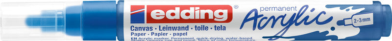 Edding Acrylmarker – Enzianblau, 1er