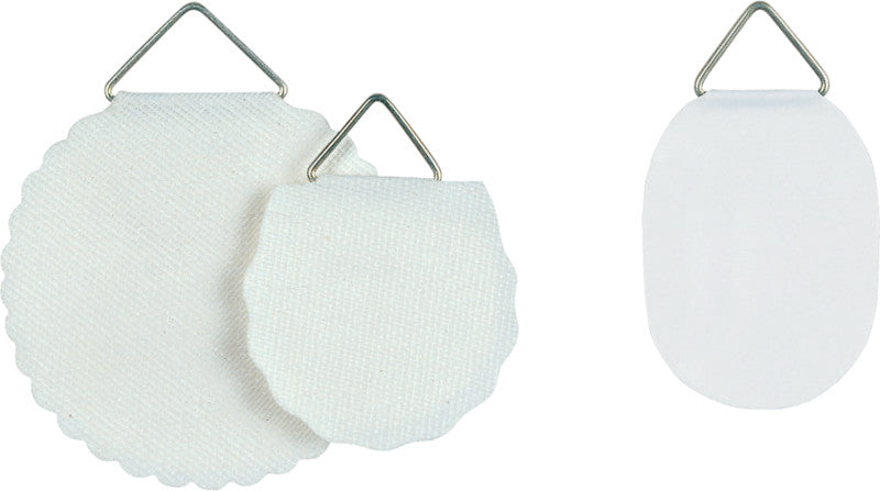 HERMA Bildaufhänger – 34,5 × 34,5 mm, weiss, Papier/Draht, 10er-Pack