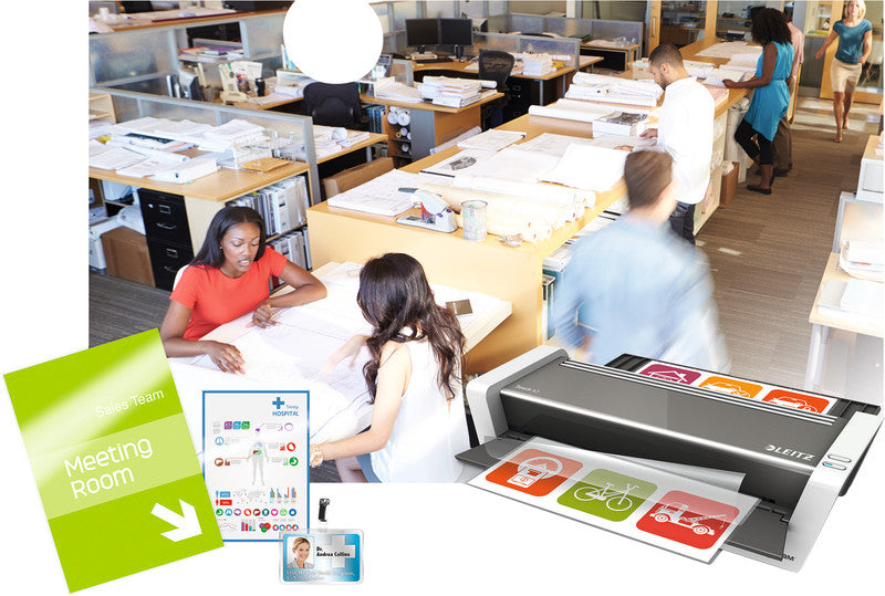 Leitz iLAM Touch 2 Laminiergerät A3 – Heisslaminator, bis 250 µm, 6 Rollen, 1'000 mm/min, anthrazit