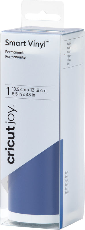 Cricut Vinylfolie matt – blau – 13,9 × 121,9 cm – für Joy Schneideplotter