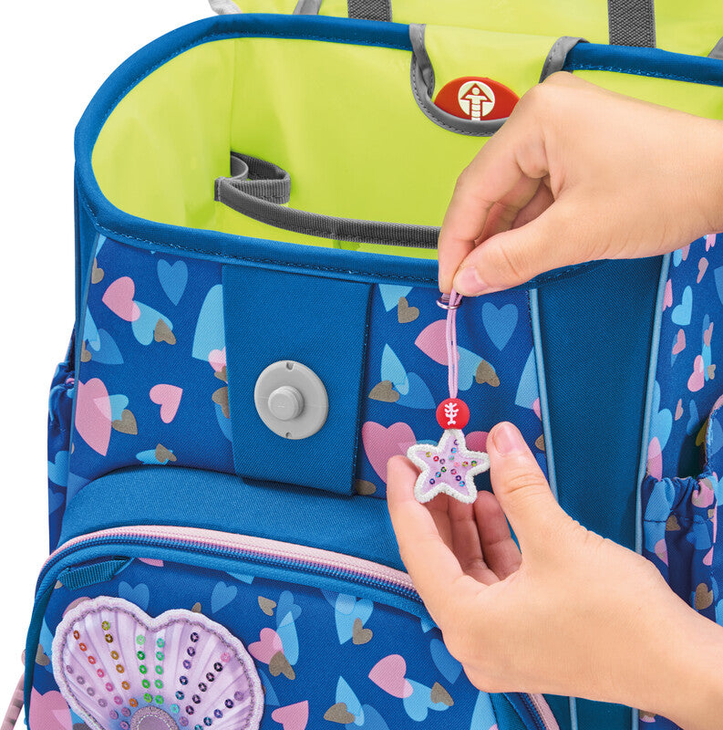 Step by Step Schulrucksack-Set – 5-teilig – Seashell Pearl – Recycelte Materialien