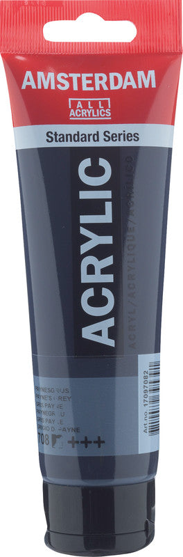 Royal Talens Amsterdam – Acrylic Standard – Acrylfarbe – Paynegrau, 120 ml