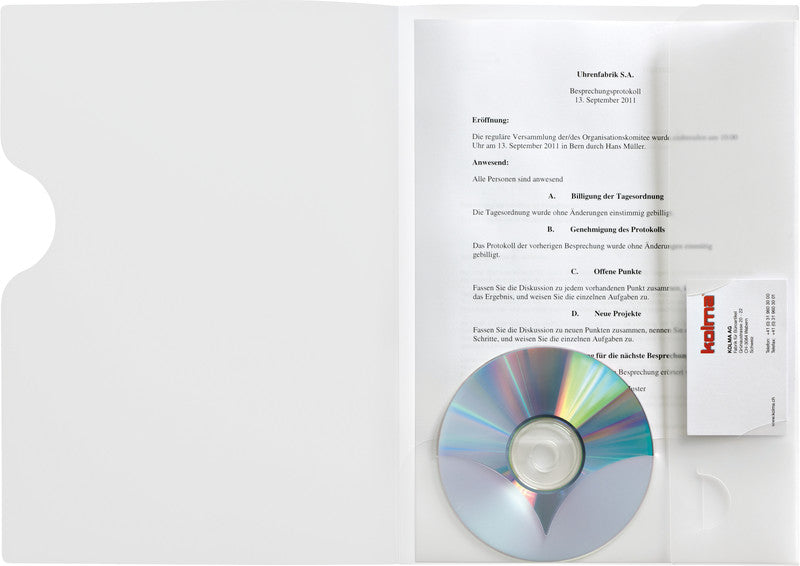 Kolma Sichtbuch – A4, violett, Kunststoff, 300 µm