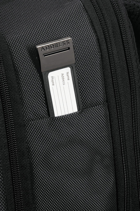Samsonite Pro-DLX 5 Notebook-Rucksack – 21/26 l, RFID-Fach, Aufsteckfunktion, Nylon, Schwarz
