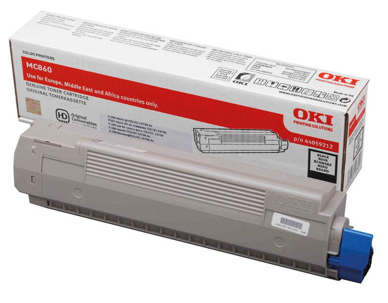 OKI Toner – schwarz, 9500 Seiten
