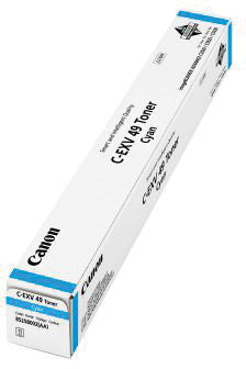 Canon Toner C-EXV49 – cyan, 19000 Seiten – für Farb-Laserdrucker/Multifunktionsgeräte