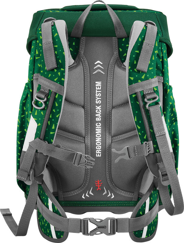 Step by Step Basis Schulrucksack-Set – 4-teilig – Green Graphics