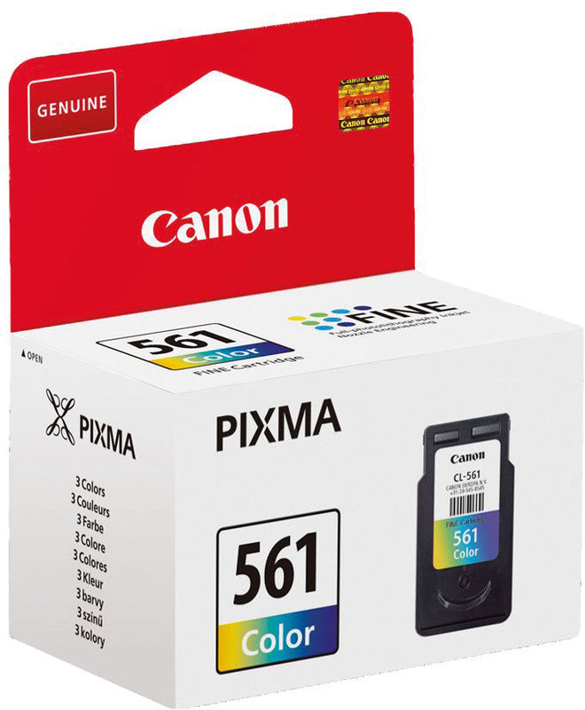 Canon Tintenpatrone CL-561, Farbe, 180 Seiten – für Tintenstrahldrucker/Multifunktionsgeräte