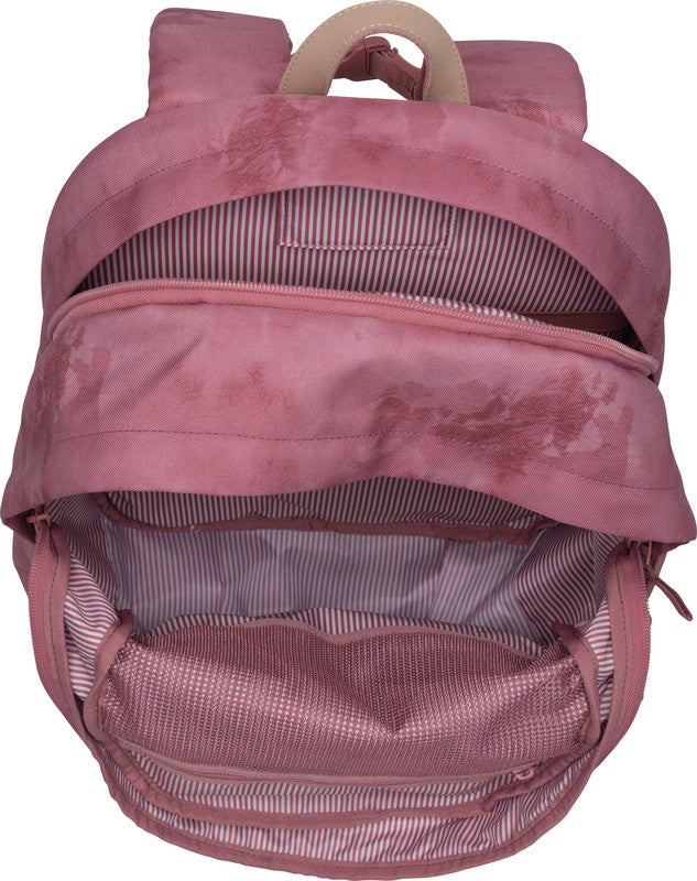 Beckmann Rucksack – City – Organic Rose, rot – 31,0×47,0×24,0 cm – aus recycelten PET-Flaschen (rPET)