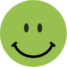 Avery Schmucketiketten – Motiv Gesicht positiv – Papier, 250 Stk, Ø 19 mm