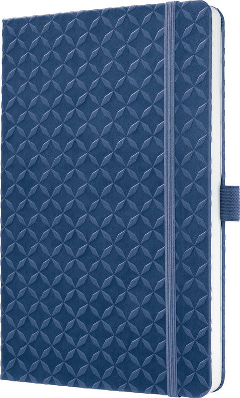 Sigel Notizbuch JOLIE Flair, A5, liniert, Fadenheftung, 174 Seiten, perforiert, 80 g/m² – indigoblau