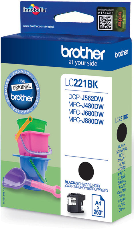 Brother Tintenpatrone, schwarz – für Inkjetdrucker, Multifunktionsgeräte