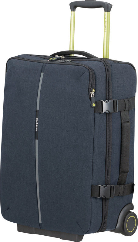 Samsonite Rolling-Duffel Handgepäck – 39 l, Weichschale, 2 Rollen, mit TSA, Eclipse Blue, 36 × 57 × 24 cm