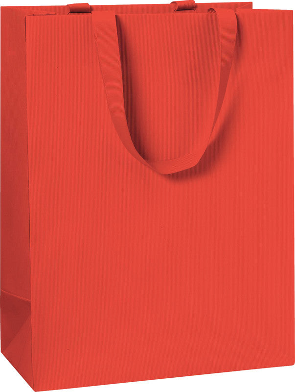 Stewo Tragetasche – Einfarbig – Rot, Papier – 230 × 300 × 130 mm – 1 Stk.