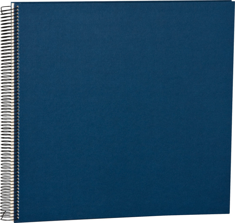 Semikolon Fotoalbum Wiro Economy – blau, Spiralbindung, Textil, 345 × 332 mm