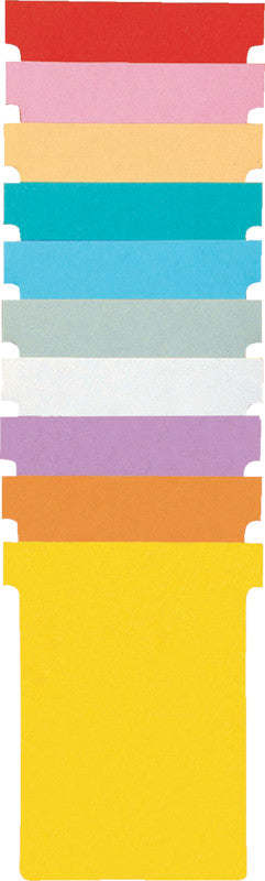 Nobo T-Karten für Planungstafeln, 15 × 45 mm, 100 Stk., Weiss