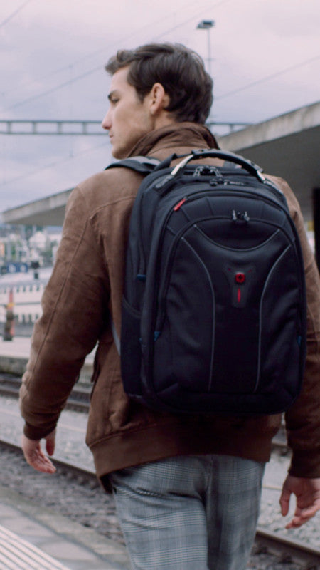 Wenger/SwissGear Wenger Carbon – Notebook-Rucksack – für 17"-Notebook, 30 l, Polyester, Schwarz