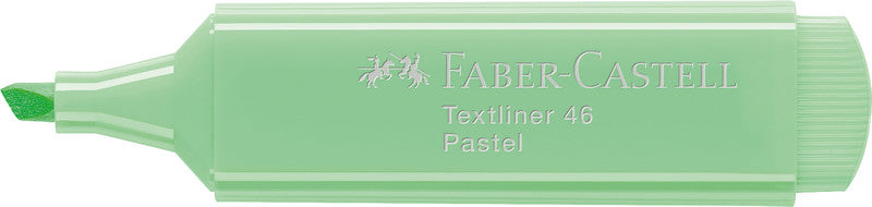 Faber-Castell 46 Pastell Textmarker Lichtgrün – Keilspitze, 1–5 mm, nachfüllbar