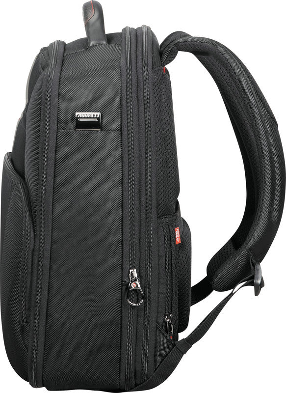 Samsonite Pro-DLX 5 Notebook-Rucksack – 21/26 l, RFID-Fach, Aufsteckfunktion, Nylon, Schwarz