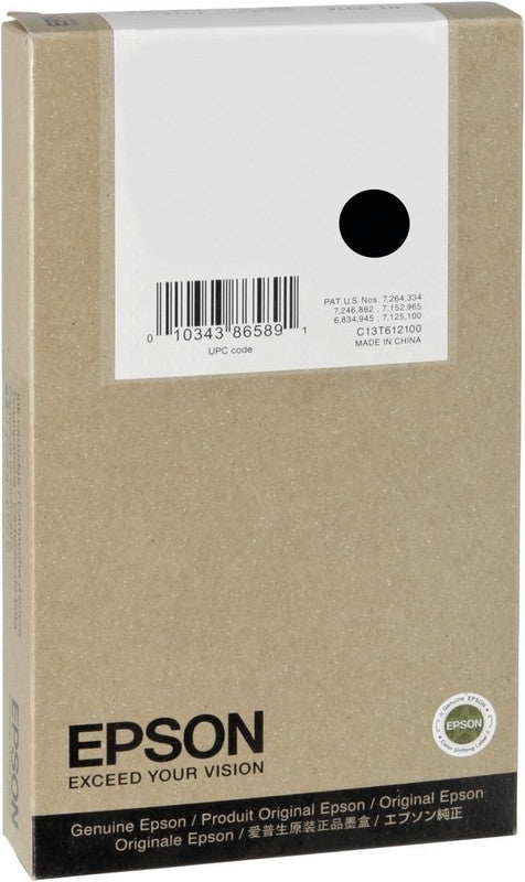 Epson Tintenpatrone T6141, Schwarz, 220 ml
