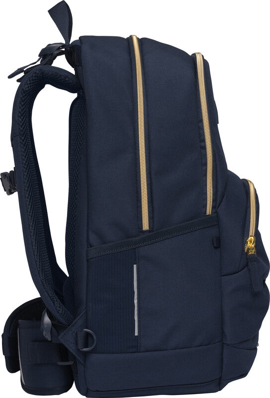 Beckmann Junior Sport Rucksack – Blue Bow – Dunkelblau, 30 l – aus recycelten PET-Flaschen