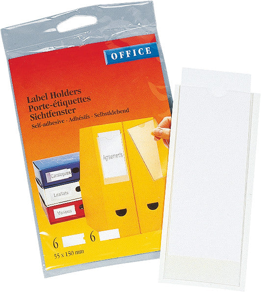 Djois Schuletiketten – 55 × 150 mm, 6 Stk, PP, permanent haftend, hochglänzend