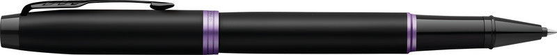Parker IM Professionals Vibrant Rings – Tintenroller, mit Kappe, 0,5 mm, Schwarz