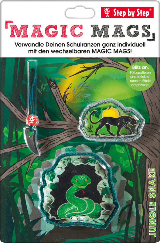 Step by Step Magic Mags – Patch für Rucksäcke, 3 Stück, Mehrfarbig