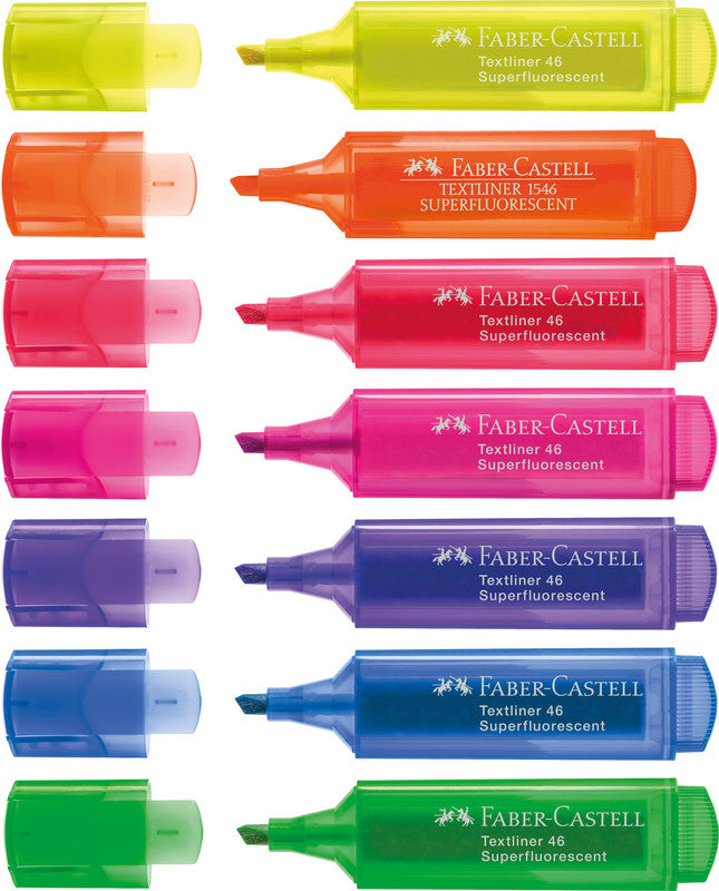 Faber-Castell Textmarker Grün – Keilspitze, 1–5 mm, nachfüllbar