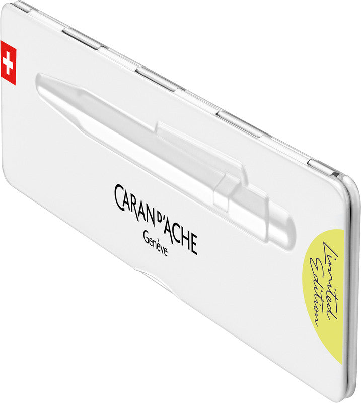 Caran d-Ache Kugelschreiber – Pastellgelb Fluo, Aluminium