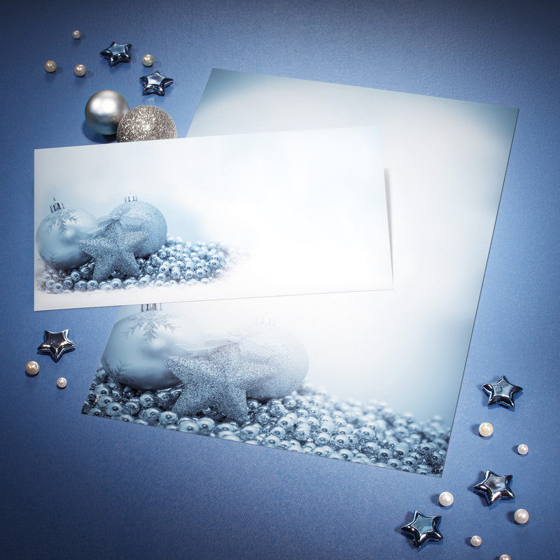 Sigel Motivpapier – A4, 90 g/m², mehrfarbig, Motiv: Blue Mystery – für Inkjet/Laser/Kopierer – FSC – 100 Blatt