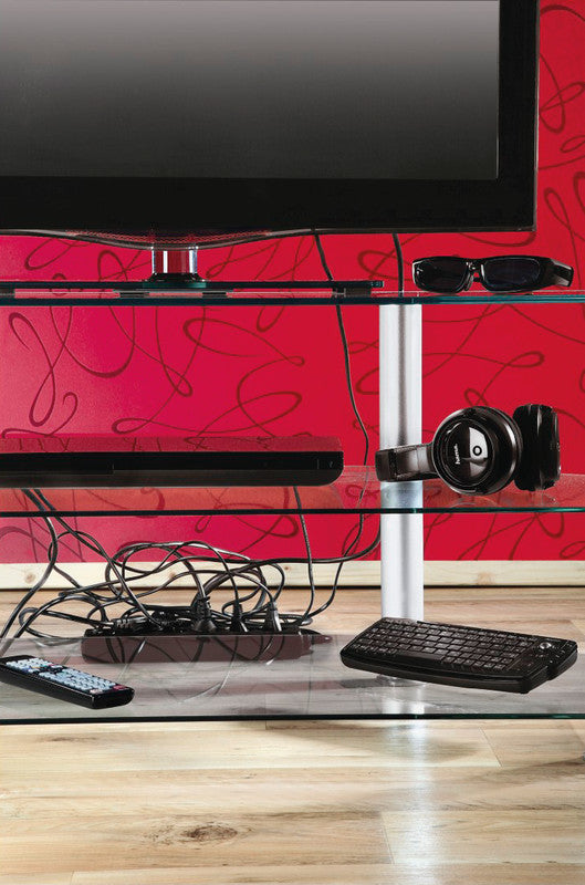 Hama Kabelbox 400 × 138 × 155 mm – für Kabel bis Ø 20 mm – schwarz – Kunststoff