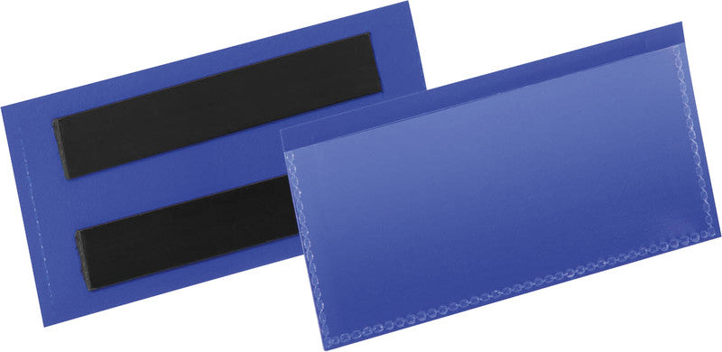 Durable Magnetclip – 100 × 38 mm, blau, wiederablösbar, 50er-Pack
