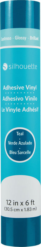 Silhouette Glänzende Vinylfolie – Petrol – 30,5 × 180 cm – für Silhouette Schneideplotter