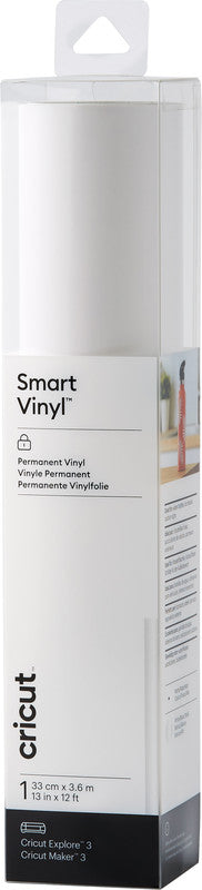 Cricut Vinylfolie matt – weiss – 33 × 366 cm – für Schneideplotter Maker 3