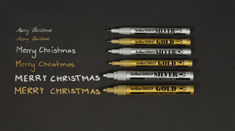 Artline Metallic Marker für dunkles Papier – Gold