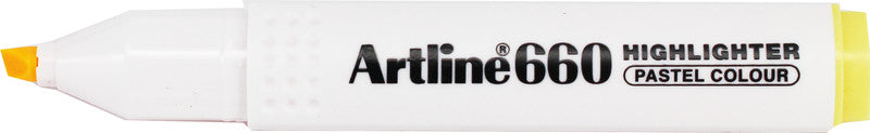 Artline 660 Pastell Textmarker Set 6 Farben – Keilspitze, 1–4 mm