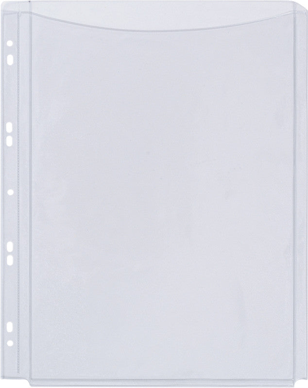 Q-connect Sichtmappe A4 – transparent, Kunststoff, glänzend, 180 µm, 50er-Pack
