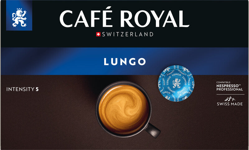 Café Royal Kaffeepads Lungo – für Nespresso Professional & Café Royal Professional – Intensität 5 – 50 Pads